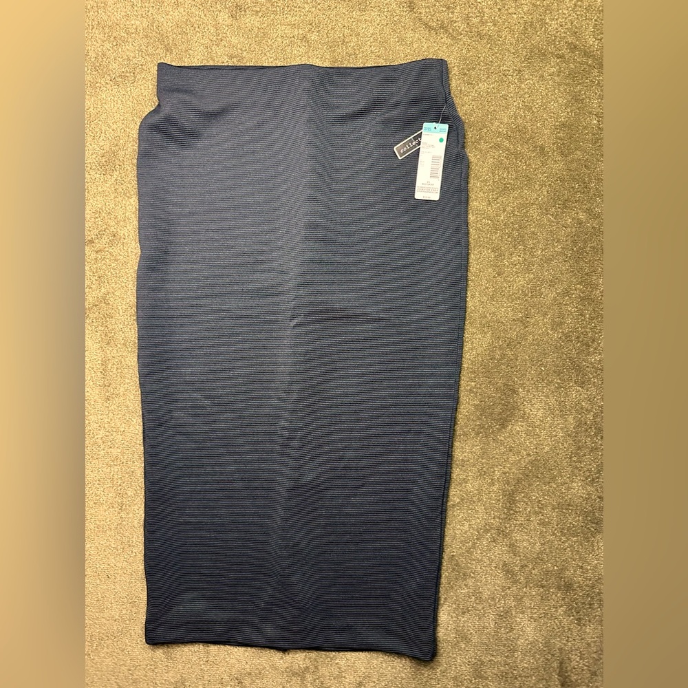 New Black Midi Skirt